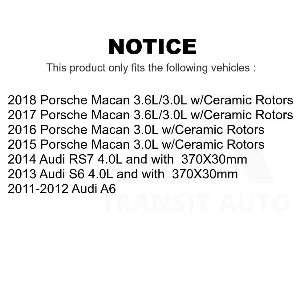 Mpulse Rear Disc Brake Pads Wear Sensor SEN-2BWS0244 For Porsche Macan Audi A6 S6 RS7