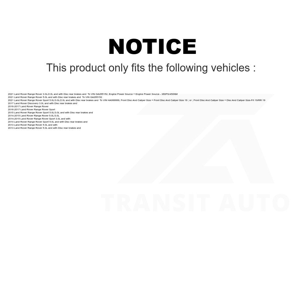 Mpulse Rear Disc Brake Pads Wear Sensor SEN-2BWS0307 For Land Rover Range Sport Discovery