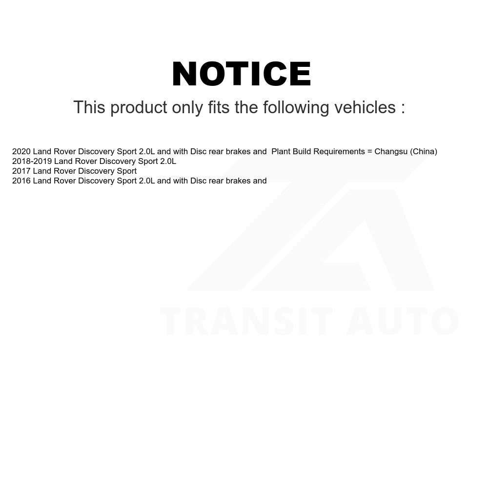 Mpulse Rear Disc Brake Pads Wear Sensor SEN-2BWS0439 For Land Rover Discovery Sport