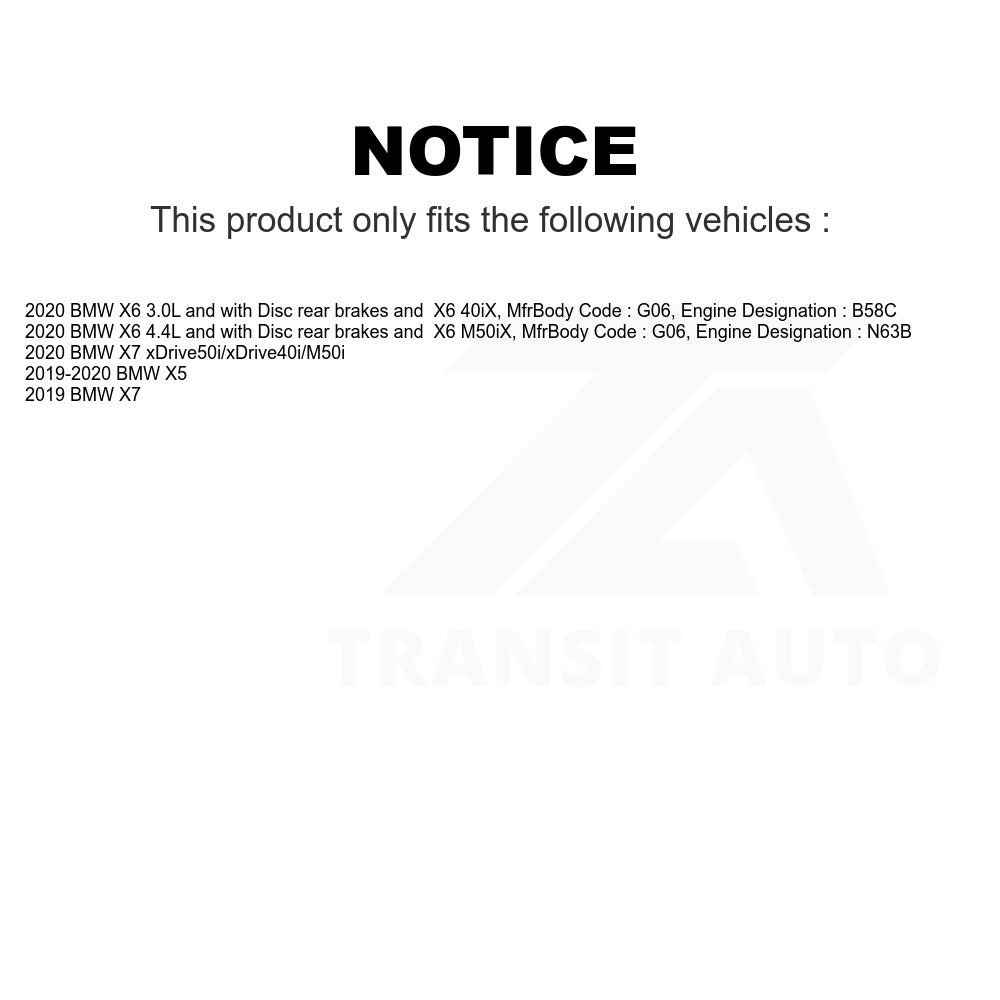 Mpulse Front Disc Brake Pads Wear Sensor SEN-2BWS0455 For BMW X5 X7 X6