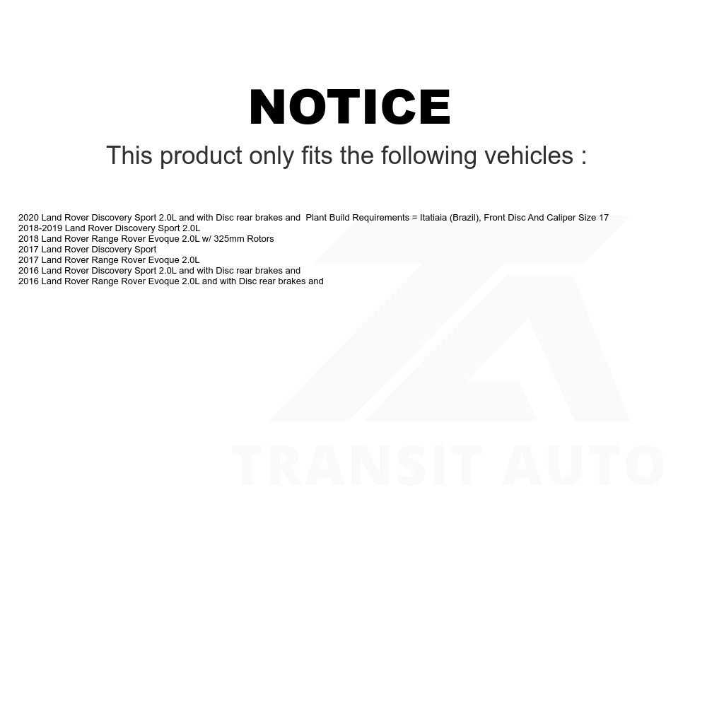 Mpulse Front Disc Brake Pads Wear Sensor SEN-2BWS0476 For Land Rover Discovery Sport Range Evoque