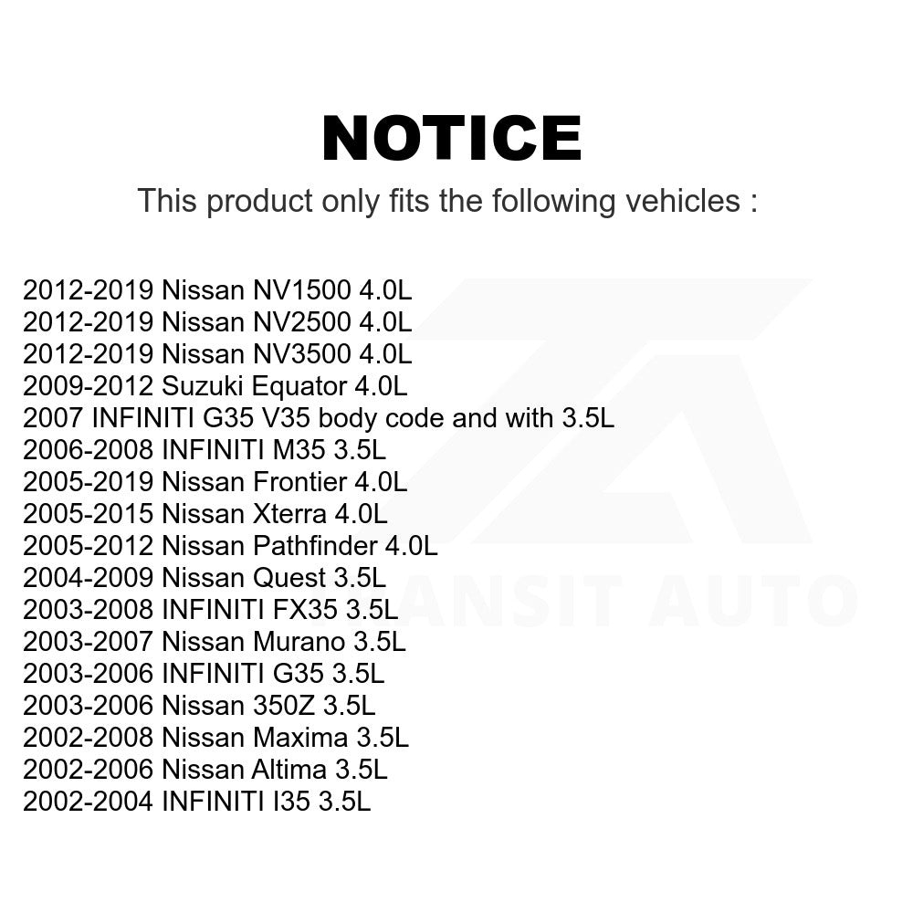 Mpulse Right Engine Camshaft Position Sensor SEN-2CAM0031 For Nissan Frontier Altima INFINITI Maxima Pathfinder Xterra Murano G35 Quest 350Z FX35 NV2500 M35 NV3500 I35 NV1500 Suzuki Equator