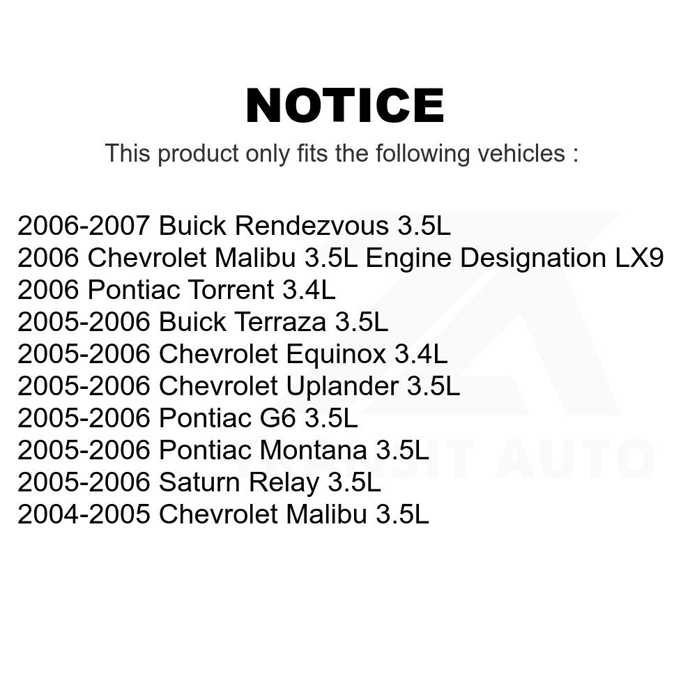 Mpulse Engine Crankshaft Position Sensor SEN-2CRK0311 For Chevrolet Malibu Pontiac Equinox G6 Buick Uplander Rendezvous Torrent Montana Terraza Saturn Relay