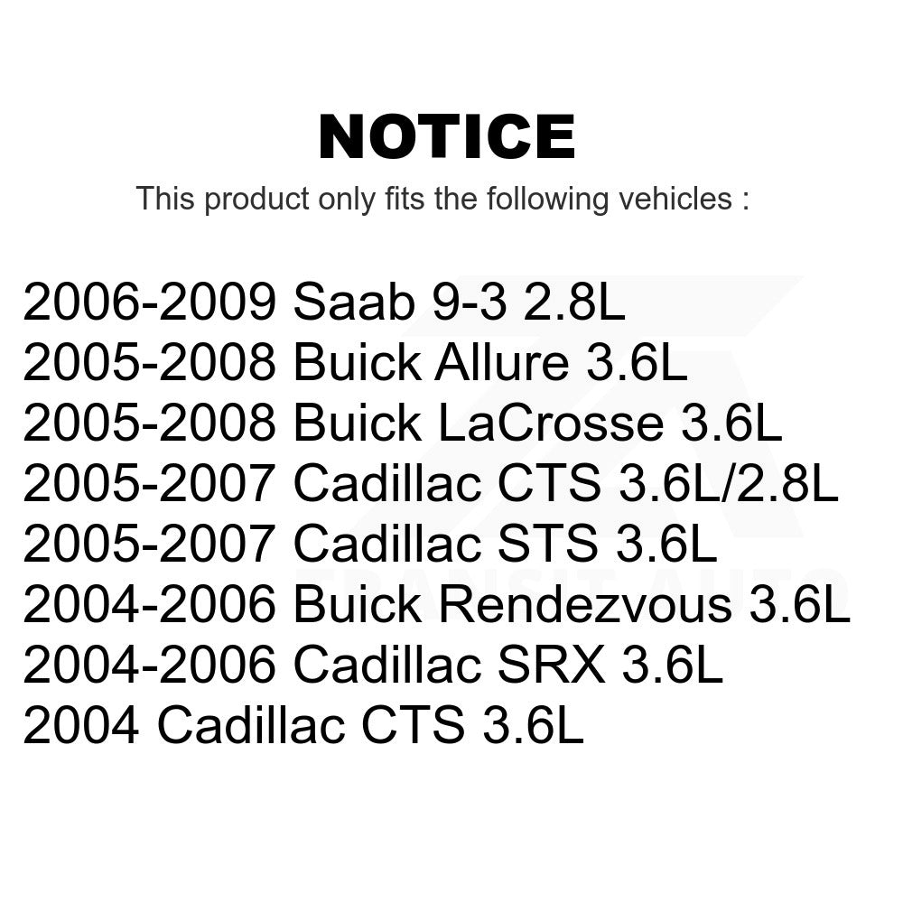 Mpulse Engine Crankshaft Position Sensor SEN-2CRK0332 For Buick Cadillac LaCrosse CTS Rendezvous STS Saab 9-3 SRX Allure