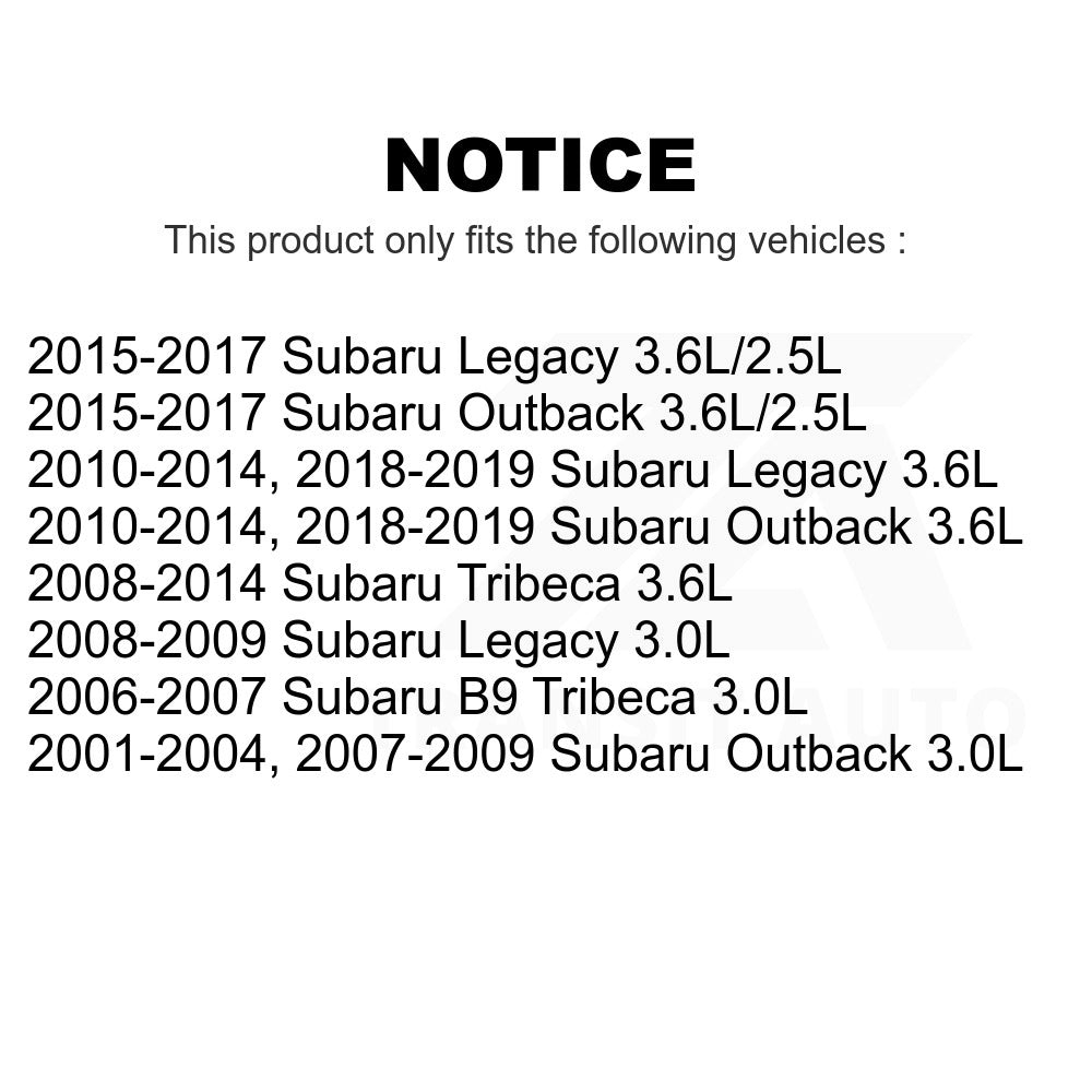 Mpulse Engine Crankshaft Position Sensor SEN-2CRK0343 For Subaru Outback Legacy Tribeca B9
