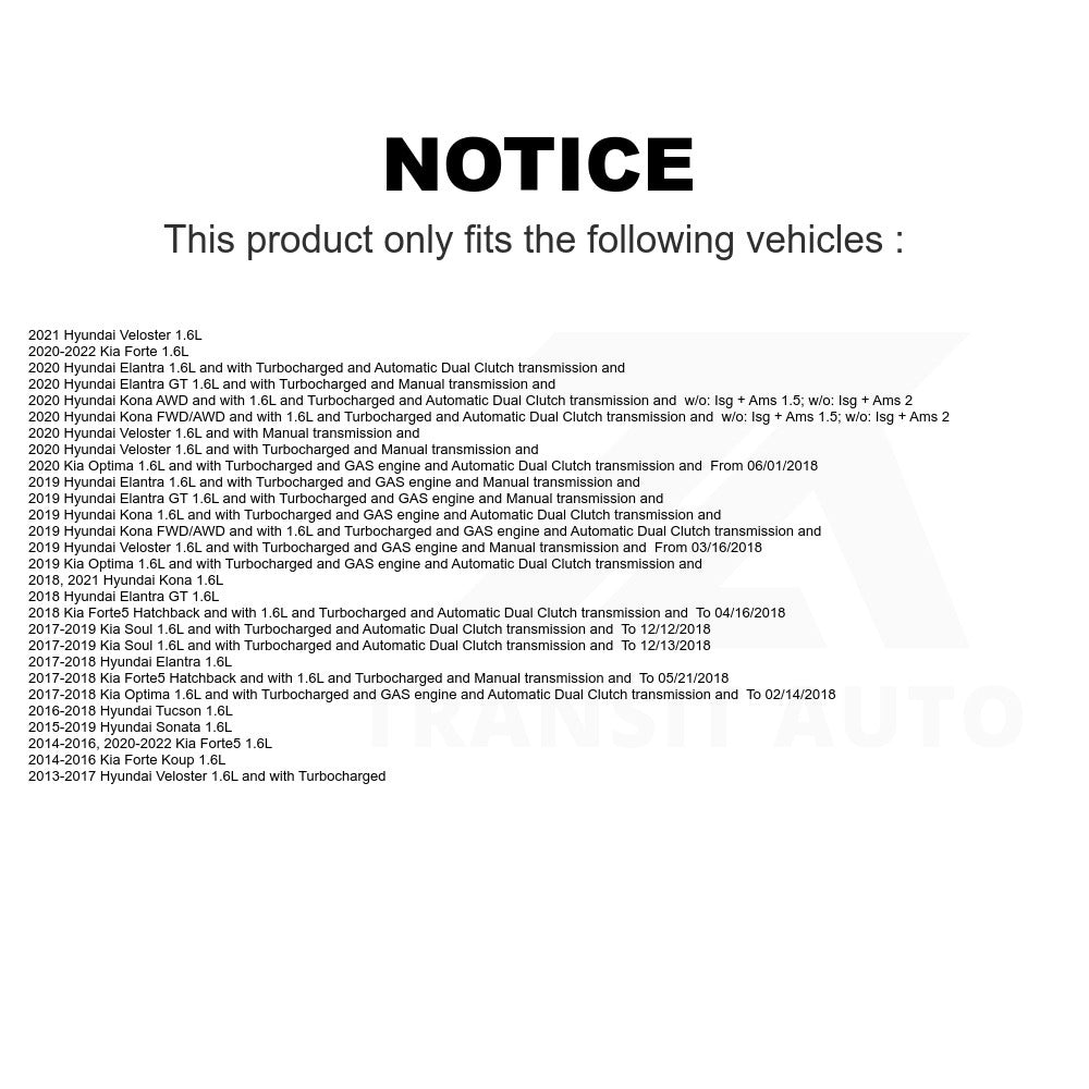 Mpulse Engine Crankshaft Position Sensor SEN-2CRK0348 For Hyundai Sonata Elantra Kia Tucson Optima Soul Veloster Kona Forte5 GT Forte Koup