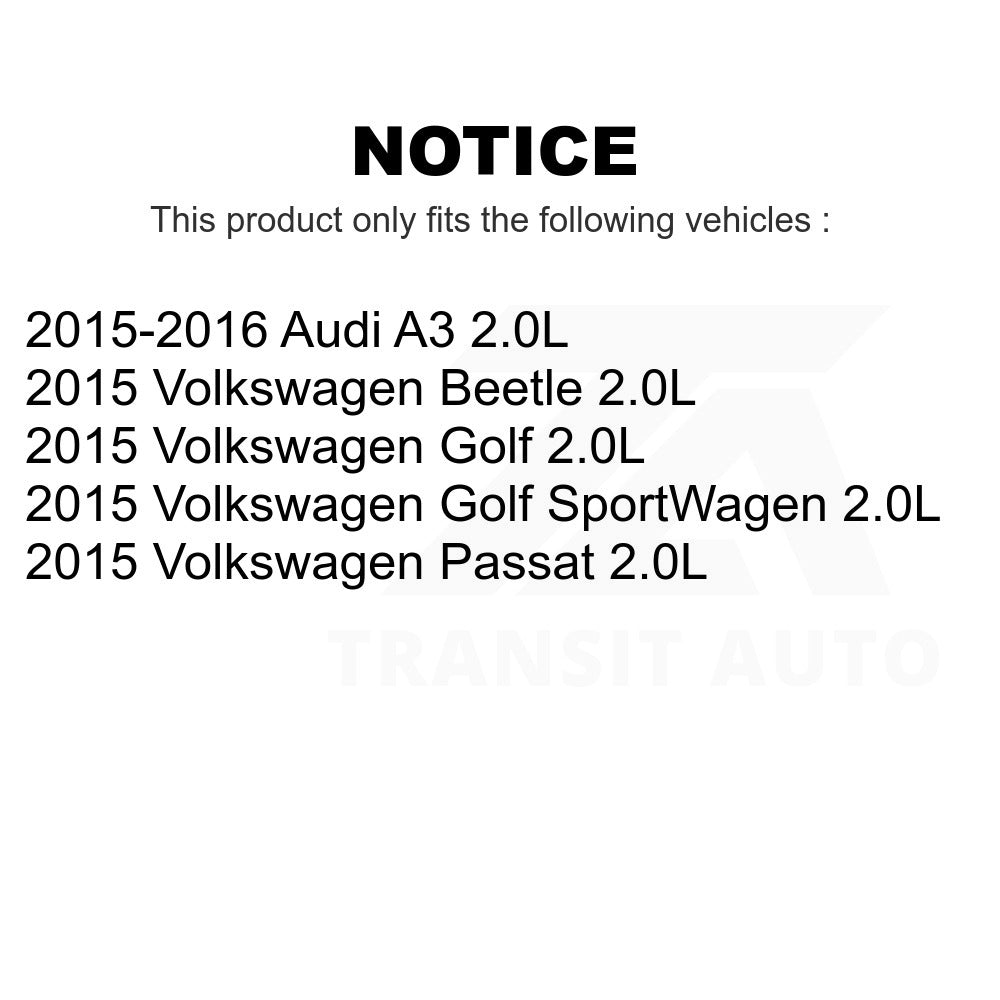 Mpulse Engine Crankshaft Position Sensor SEN-2CRK0550 For Volkswagen Passat Audi A3 Golf Beetle SportWagen 2.0L