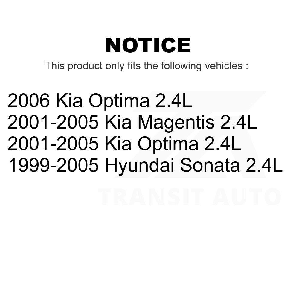 Mpulse Engine Crankshaft Position Sensor SEN-2CRK0568 For Hyundai Sonata Kia Optima Magentis 2.4L