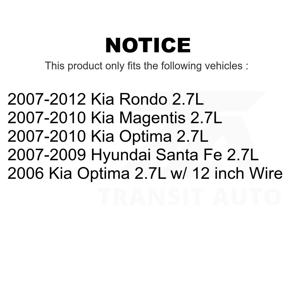 Mpulse Engine Crankshaft Position Sensor SEN-2CRK0635 For Hyundai Santa Fe Kia Optima Rondo Magentis 2.7L