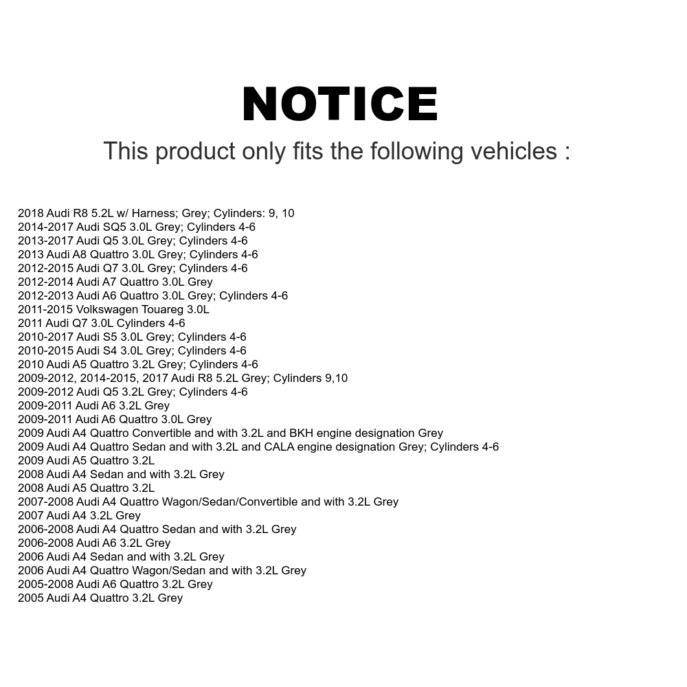 Mpulse Ignition Knock (Detonation) Sensor SEN-2KNC0026 For Audi Q5 A4 Quattro A6 Q7 Volkswagen Touareg S5 S4 A7 A5 SQ5 A8 R8 S8 RS6