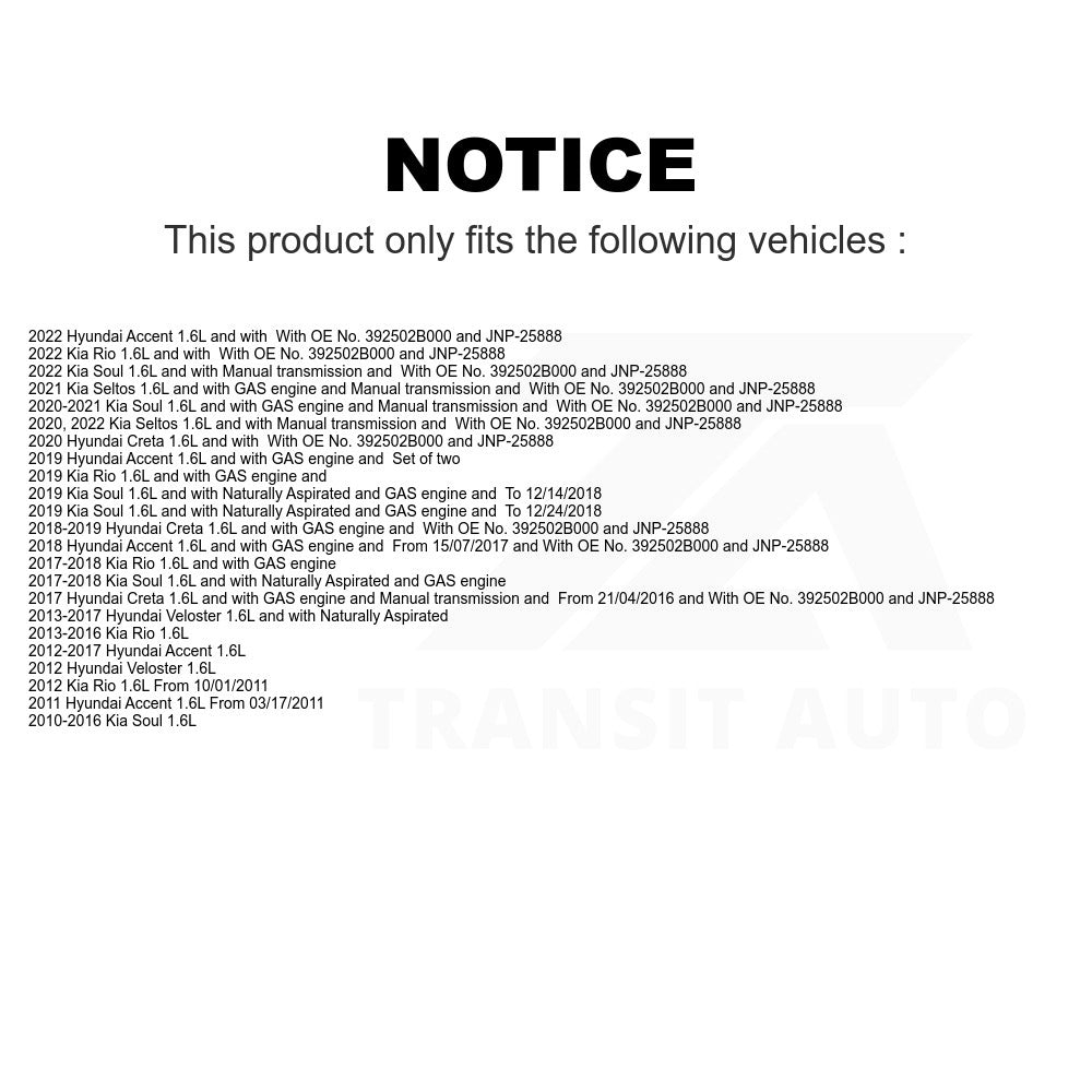 Mpulse Ignition Knock (Detonation) Sensor SEN-2KNC0108 For Kia Soul Hyundai Accent Rio Veloster Creta Seltos