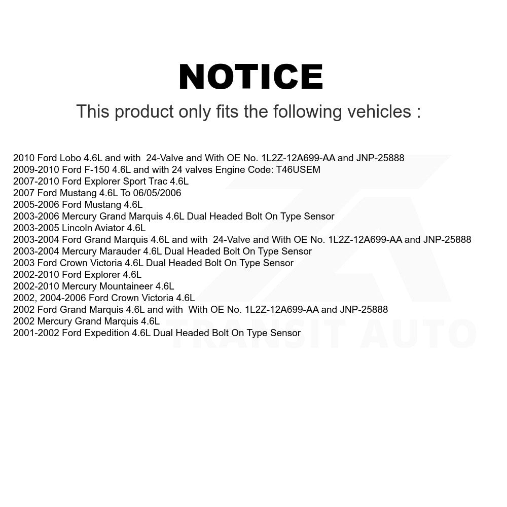 Mpulse Ignition Knock (Detonation) Sensor SEN-2KNC0220 For Ford Explorer F-150 Mercury Mustang Grand Marquis Mountaineer Crown Victoria Expedition Sport Trac Lincoln Aviator Marauder Lobo