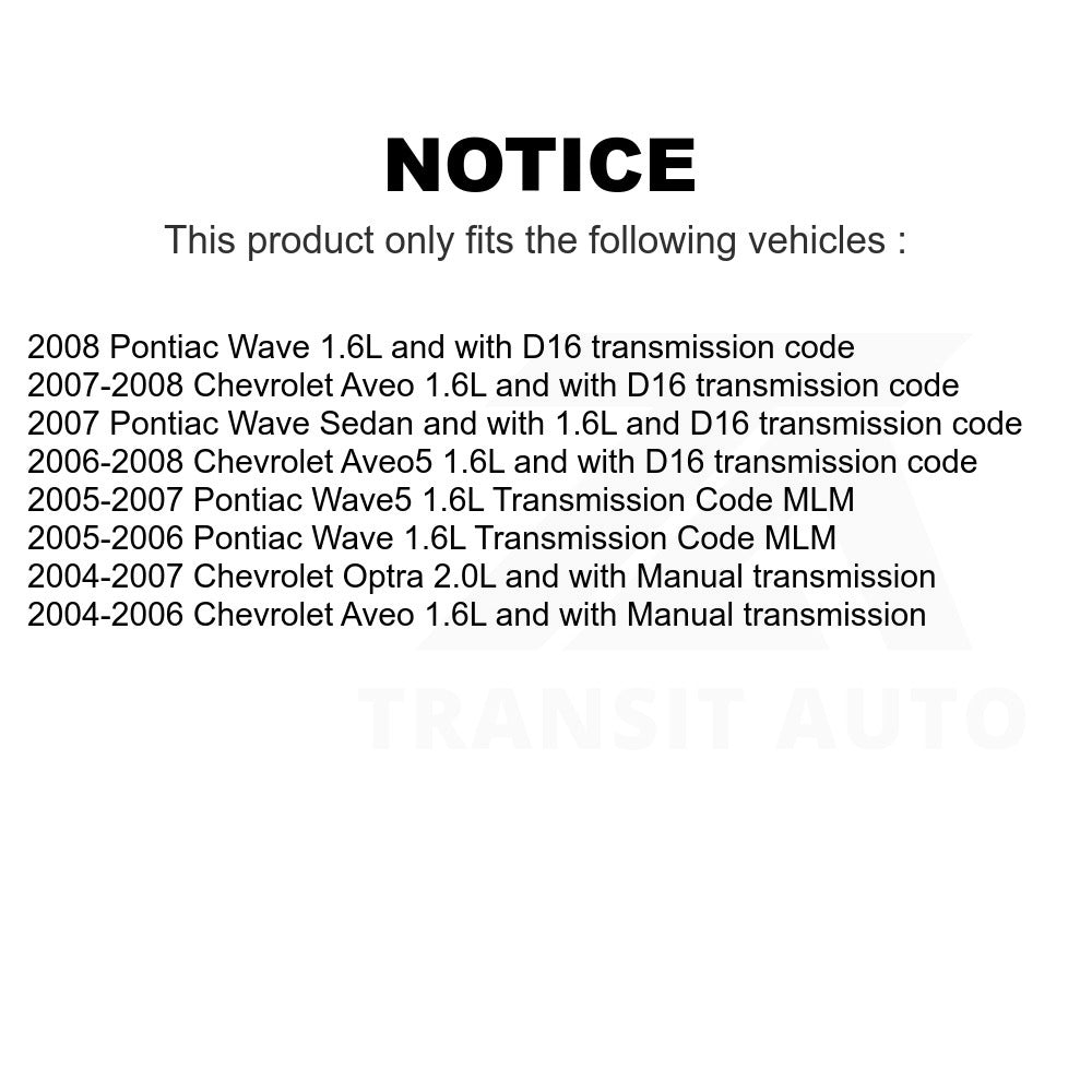 Mpulse Vehicle Speed Sensor SEN-2VSS0032 For Chevrolet Aveo Pontiac Wave Aveo5 Wave5 Optra