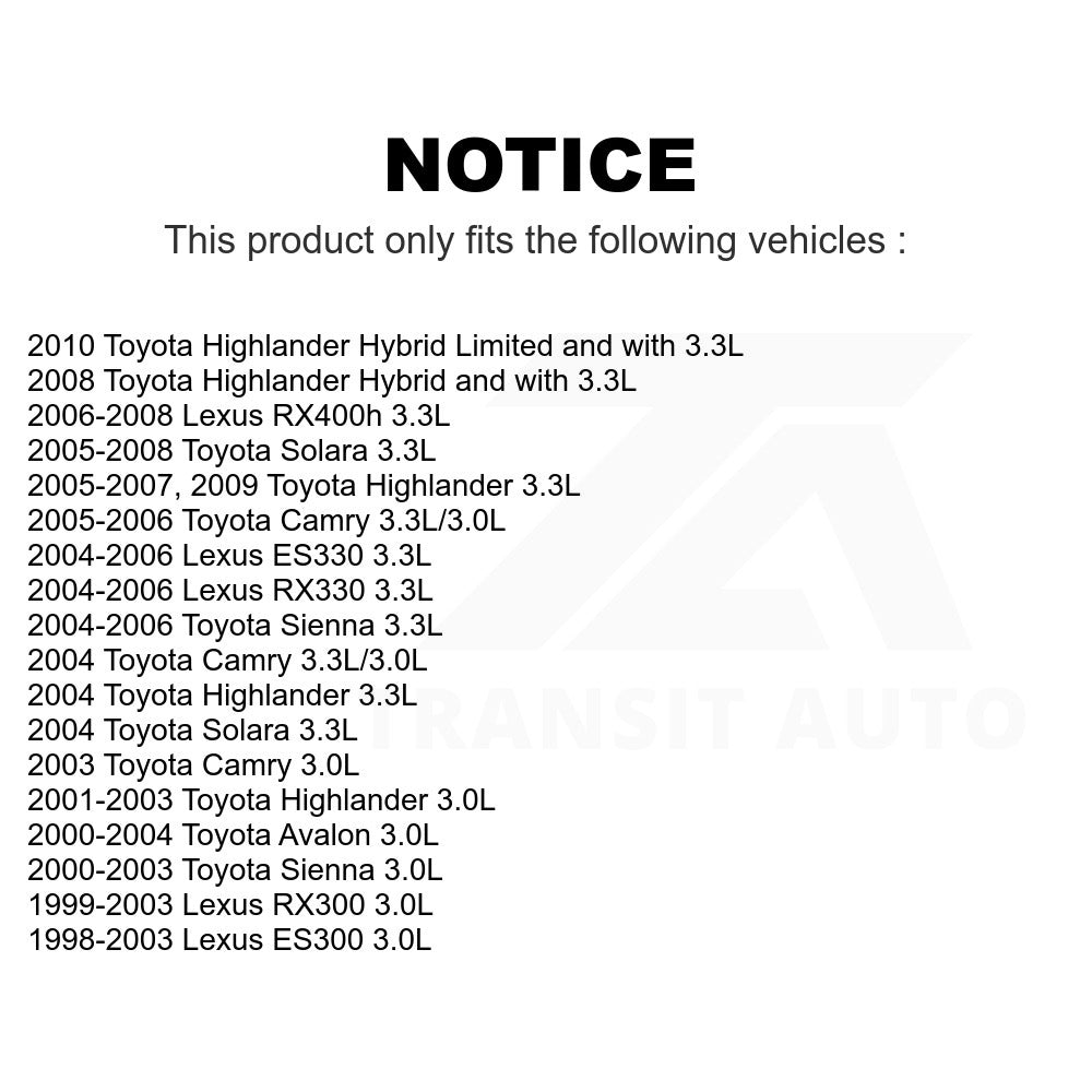 Mpulse Right Engine Variable Valve Timing (VVT) Solenoid SEN-2VTS0010 For Toyota Camry Highlander Lexus Sienna Avalon RX330 RX300 ES300 Solara ES330 RX400h