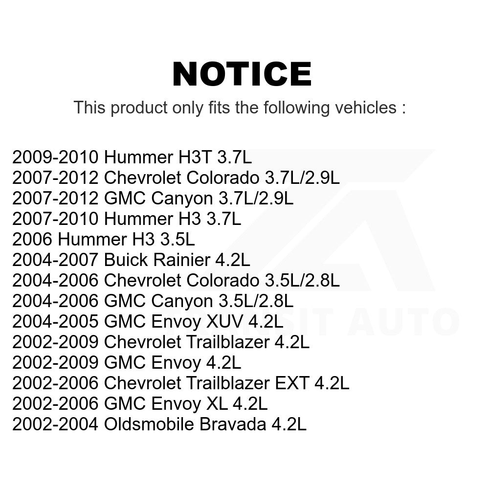 Mpulse Engine Variable Valve Timing (VVT) Solenoid SEN-2VTS0051 For Chevrolet Trailblazer GMC Colorado Envoy EXT Canyon Hummer H3 XL Buick Rainier Oldsmobile Bravada XUV H3T