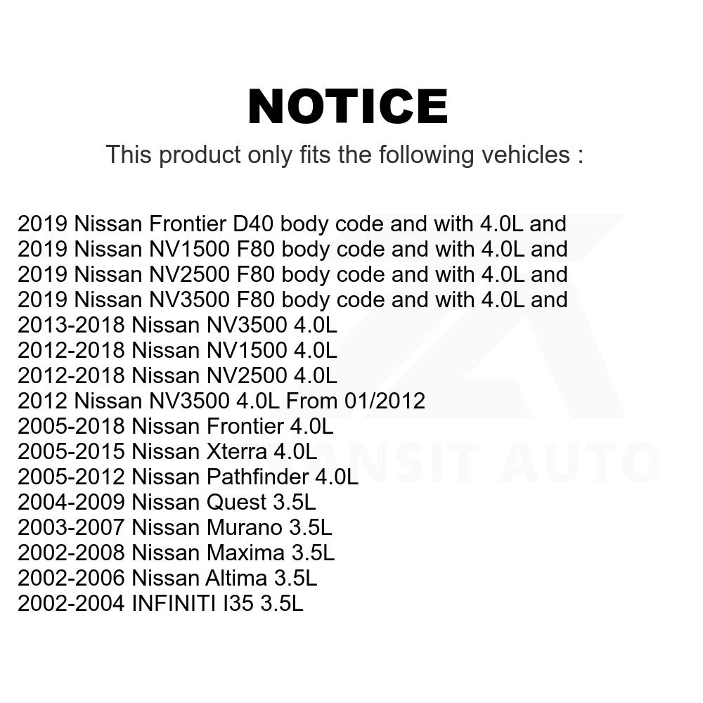 Mpulse Engine Variable Valve Timing (VVT) Solenoid SEN-2VTS0071 For Nissan Frontier Altima Maxima Pathfinder Xterra Murano Quest NV2500 NV3500 INFINITI I35 NV1500