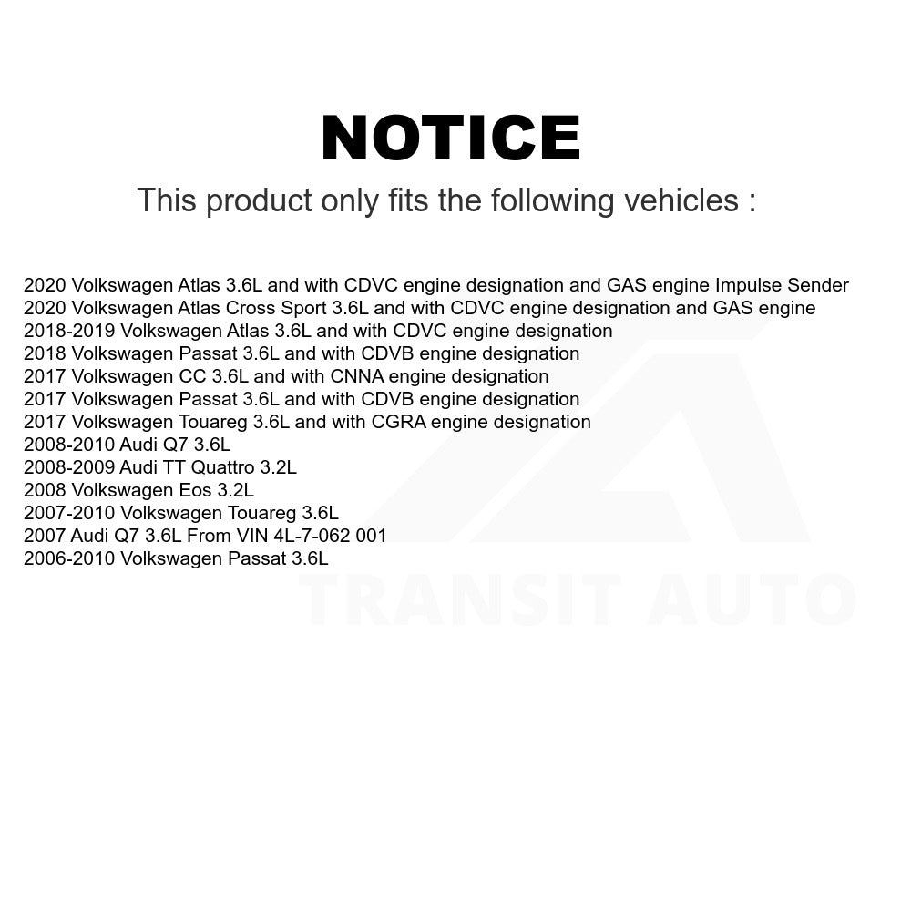 Mpulse Engine Variable Valve Timing (VVT) Solenoid SEN-2VTS0085 For Volkswagen Passat Atlas Audi Q7 Touareg Eos TT Quattro CC Cross Sport