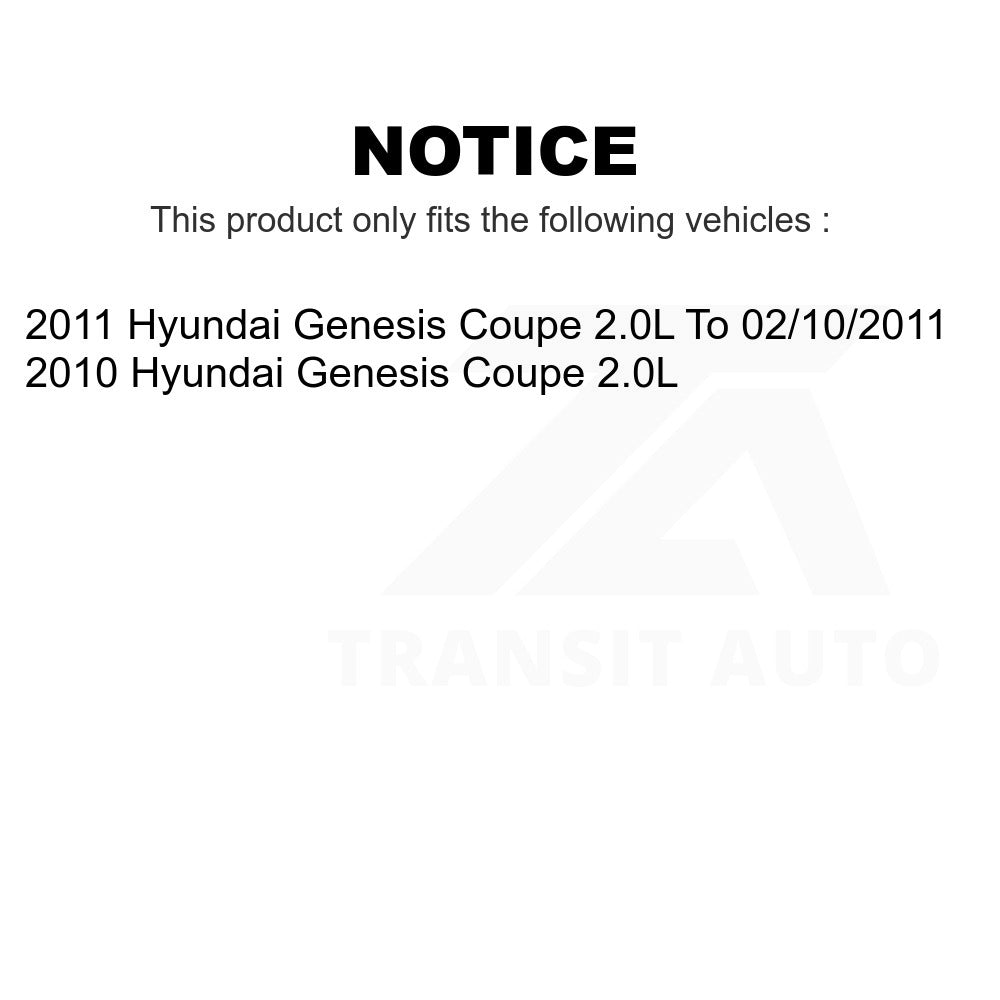 Mpulse Exhaust Engine Variable Valve Timing (VVT) Solenoid SEN-2VTS0188 For Hyundai Genesis Coupe 2.0L