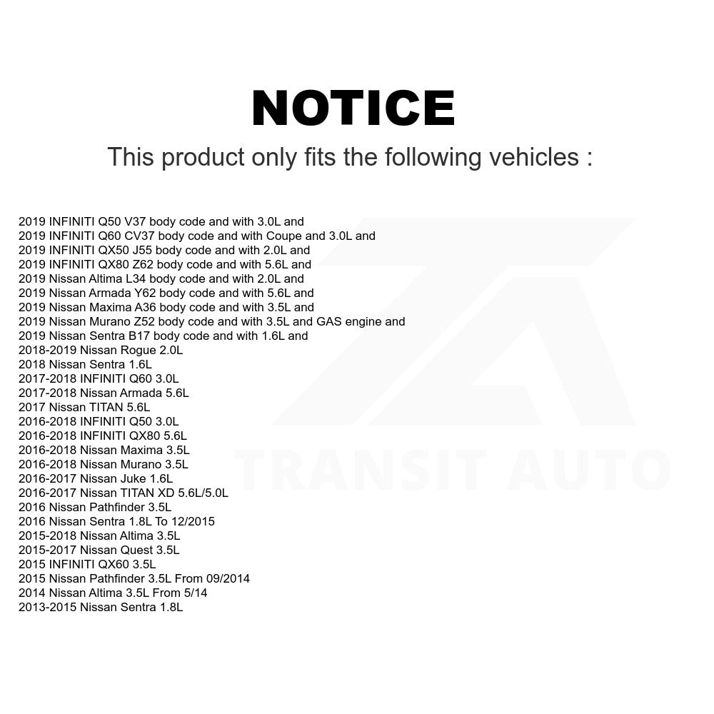 Mpulse Engine Variable Valve Timing (VVT) Solenoid SEN-2VTS0269 For Nissan Altima Sentra Rogue INFINITI Murano Maxima Pathfinder Q50 Armada QX80 TITAN QX60 QX50 XD Quest Q60 Juke