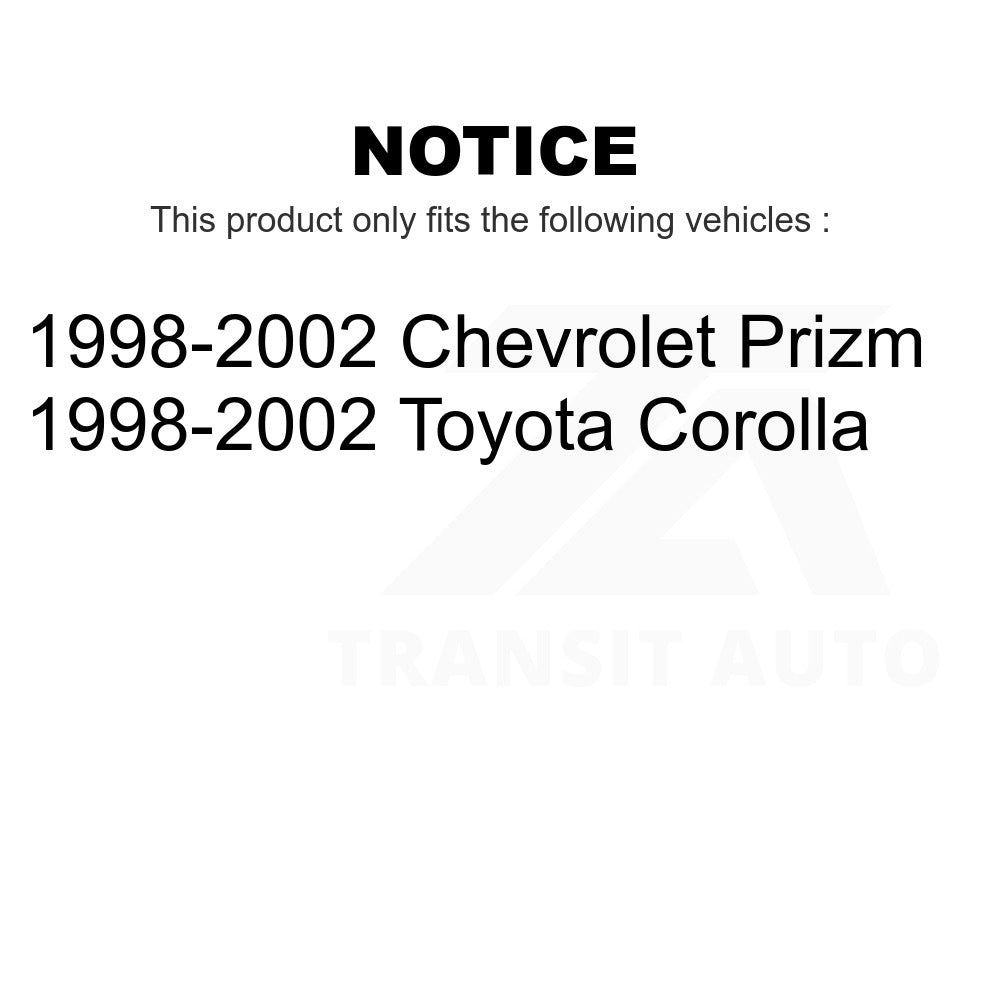 Front Semi-Metallic Disc Brake Pads SIM-741 For 1998-2002 Toyota Corolla Chevrolet Prizm