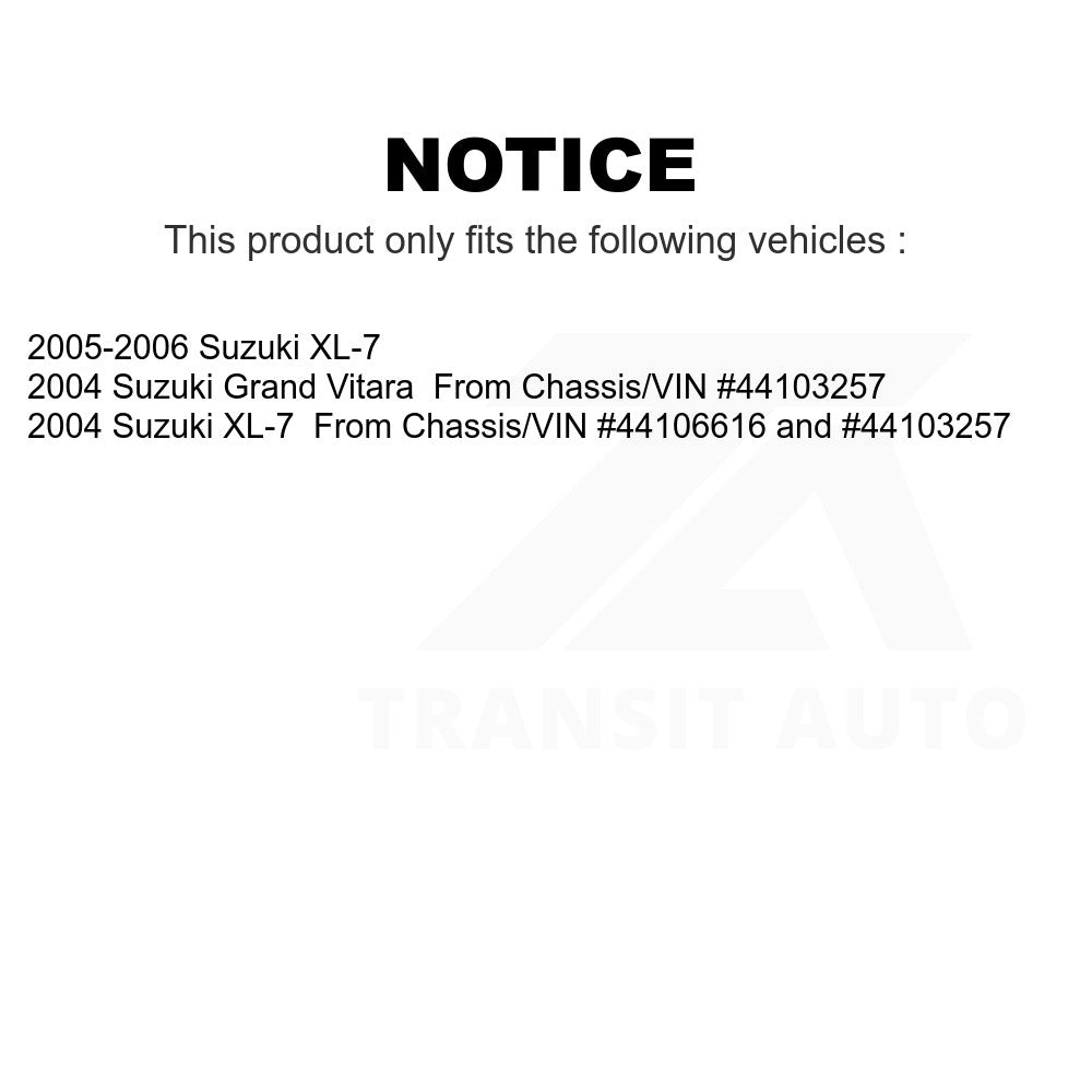 Front Ceramic Disc Brake Pads TEC-1105 For Suzuki XL-7 Grand Vitara