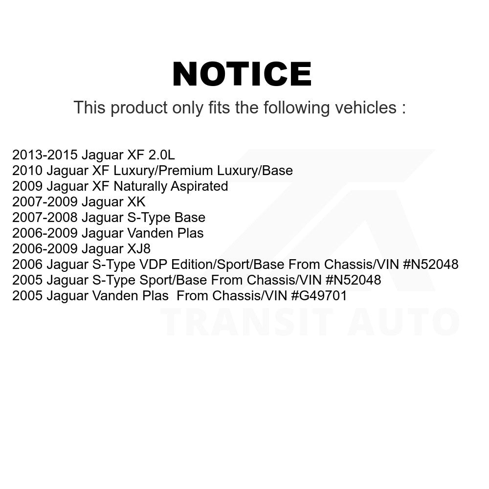Front Ceramic Disc Brake Pads TEC-1241 For Jaguar XF S-Type XK XJ8 Vanden Plas