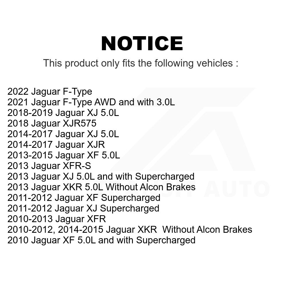 Front Ceramic Disc Brake Pads TEC-1448 For Jaguar XF XJ XKR XFR XJR XFR-S XJR575 F-Type