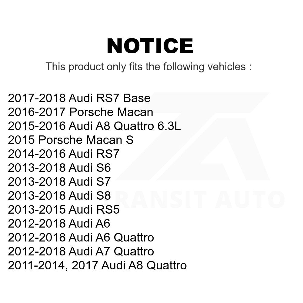 Rear Ceramic Disc Brake Pads TEC-1547 For Audi A6 Quattro Porsche Macan A7 A8 S6 S7 RS5 RS7 S8
