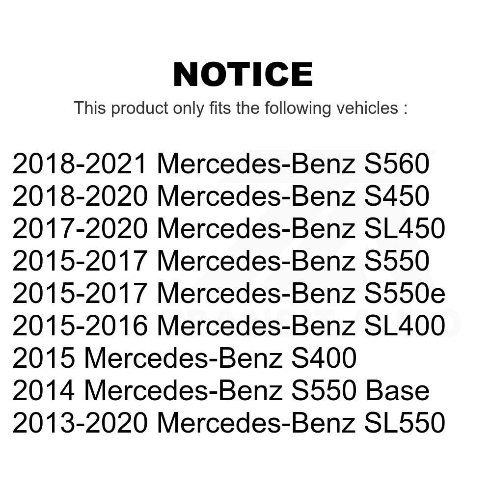 Rear Ceramic Disc Brake Pads TEC-1689 For Mercedes-Benz S550 SL550 S560 S450 SL400 SL450 S550e S400