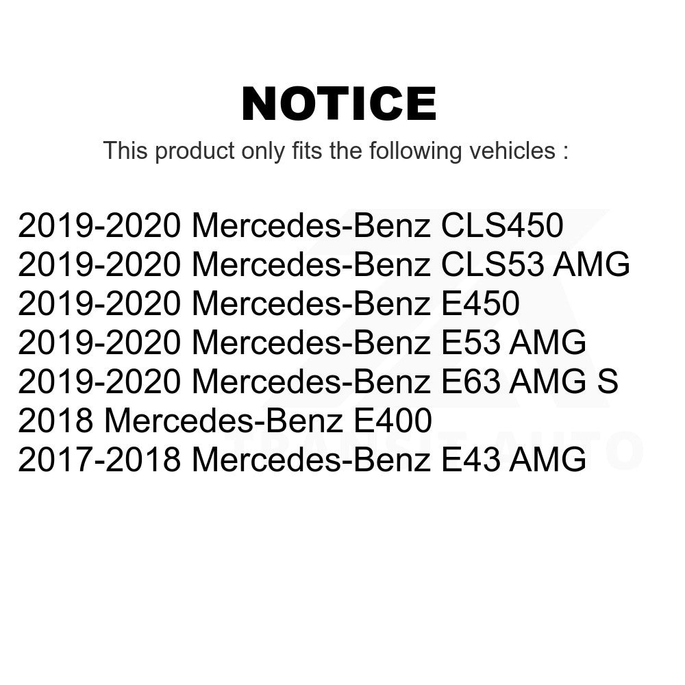 Rear Ceramic Disc Brake Pads TEC-2047 For Mercedes-Benz E400 E450 CLS450 E43 AMG E53 E63 S CLS53