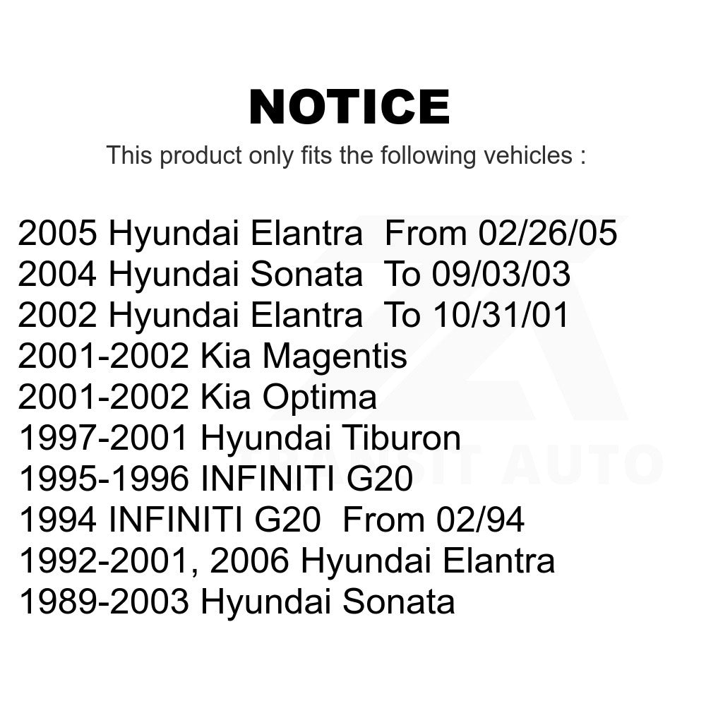 Front Ceramic Disc Brake Pads TEC-700 For Hyundai Elantra Sonata Kia Optima Tiburon INFINITI G20 Magentis