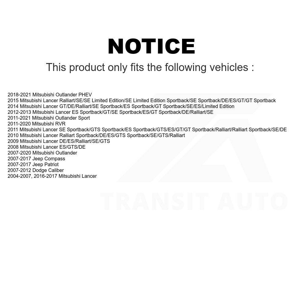 Rear Upper Lateral Arm TOR-CK100114 For Jeep Mitsubishi Patriot Compass Dodge Caliber Outlander Sport Lancer PHEV RVR