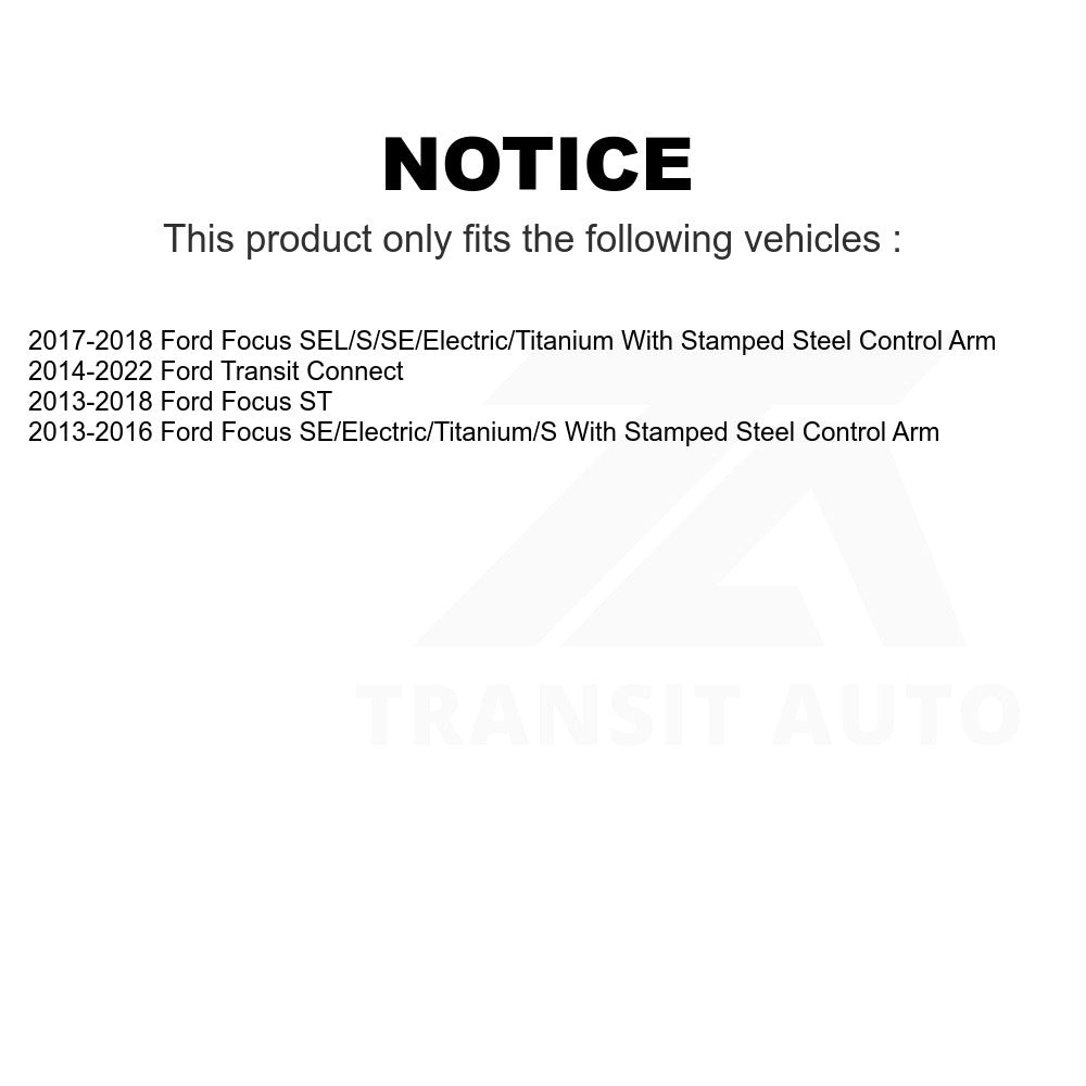 Front Right Lower Suspension Control Arm Ball Joint Assembly TOR-CK622906 For Ford Focus Transit Connect