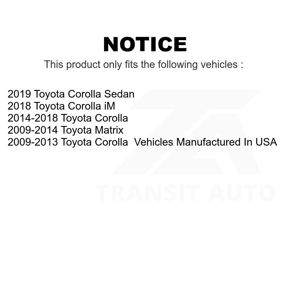 Front Outer Steering Tie Rod End TOR-ES800525 For Toyota Corolla Matrix iM