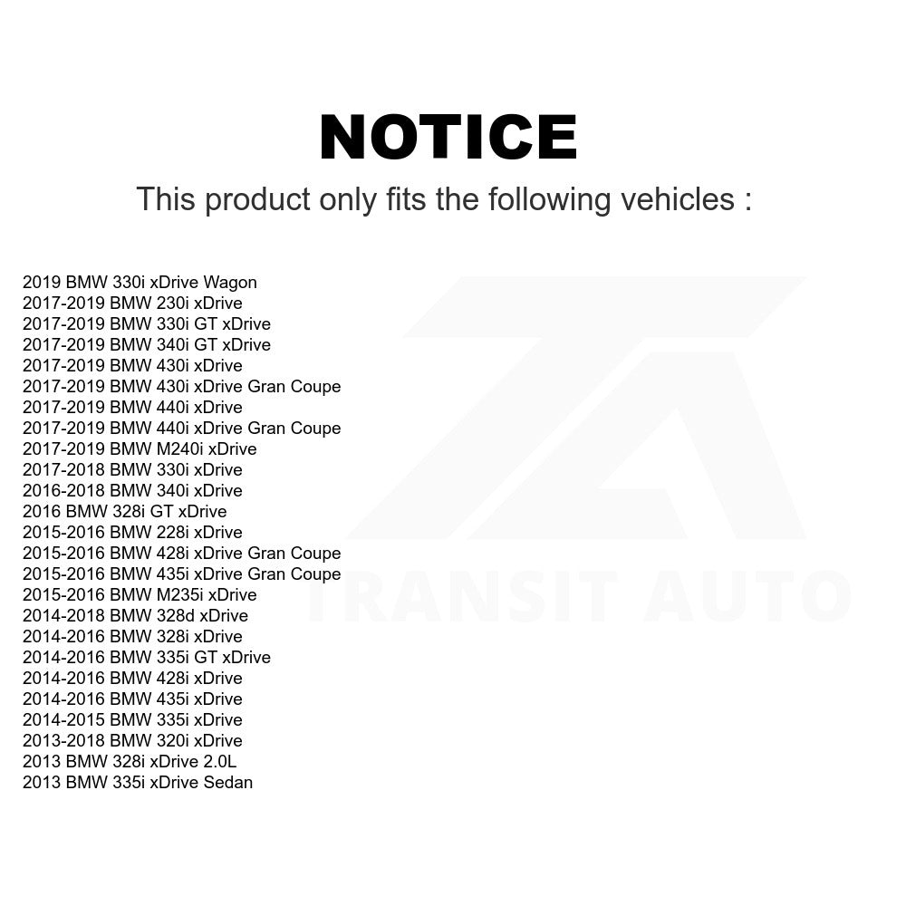 Front Left Outer Steering Tie Rod End TOR-ES800945 For BMW 328i xDrive 320i 330i 428i 335i 430i Gran Coupe 328d 340i 435i 228i 440i 230i GT M240i M235i