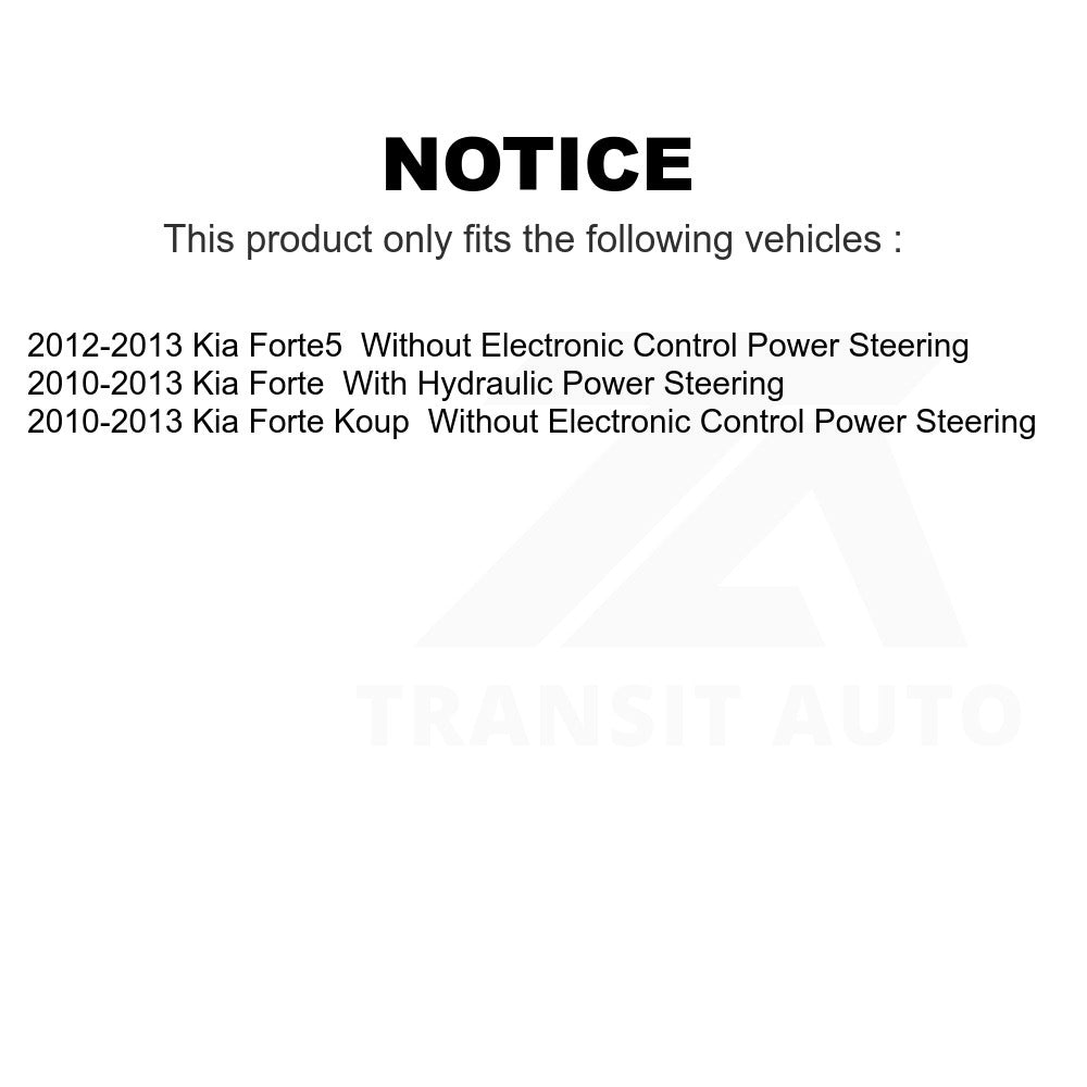 Front Inner Steering Tie Rod End TOR-EV800773 For Kia Forte Koup Forte5