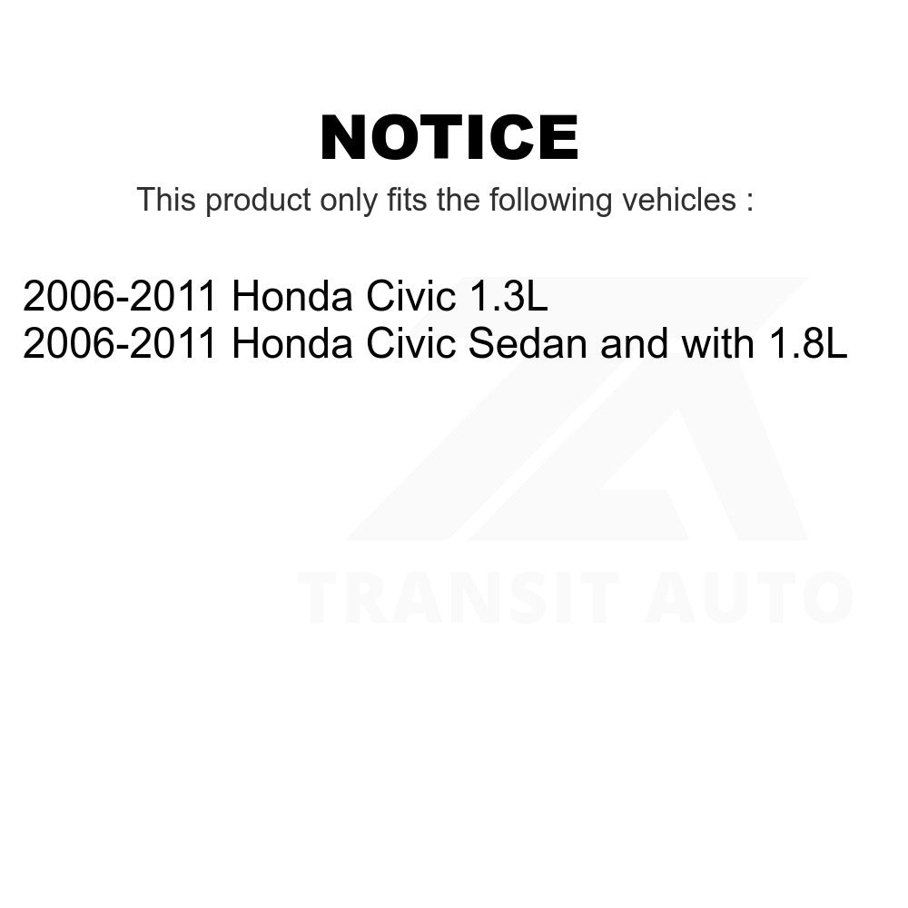 Front To Frame Suspension Stabilizer Bar Bushing TOR-K200293 For Honda Civic