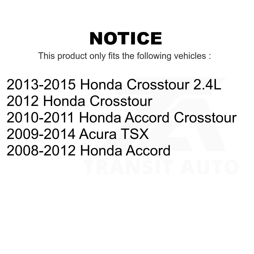 Front To Frame Suspension Stabilizer Bar Bushing Kit TOR-K201190 For Honda Accord Acura TSX Crosstour