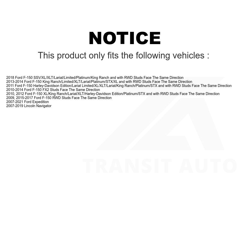 Suspension Stabilizer Bar Link Kit TOR-K750052 For Ford F-150 Expedition Lincoln Navigator