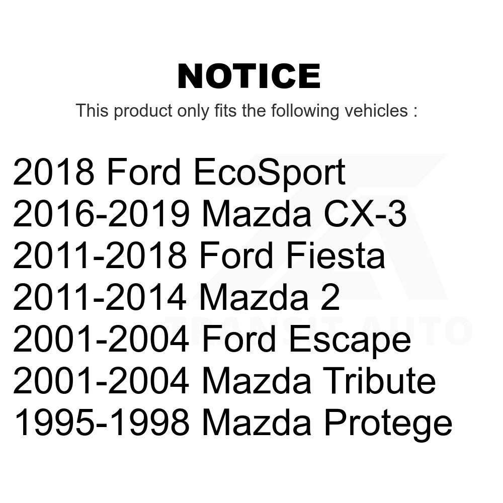 Suspension Stabilizer Bar Link Kit TOR-K80104 For Ford Fiesta Escape Mazda Tribute CX-3 EcoSport 2 Protege