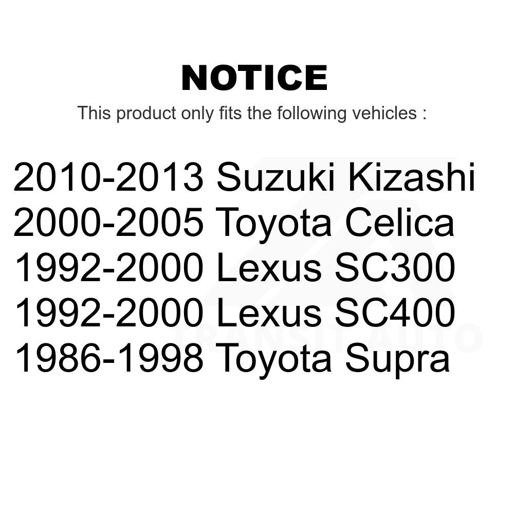 Suspension Stabilizer Bar Link Kit TOR-K80299 For Toyota Celica Lexus Supra Suzuki Kizashi SC400 SC300