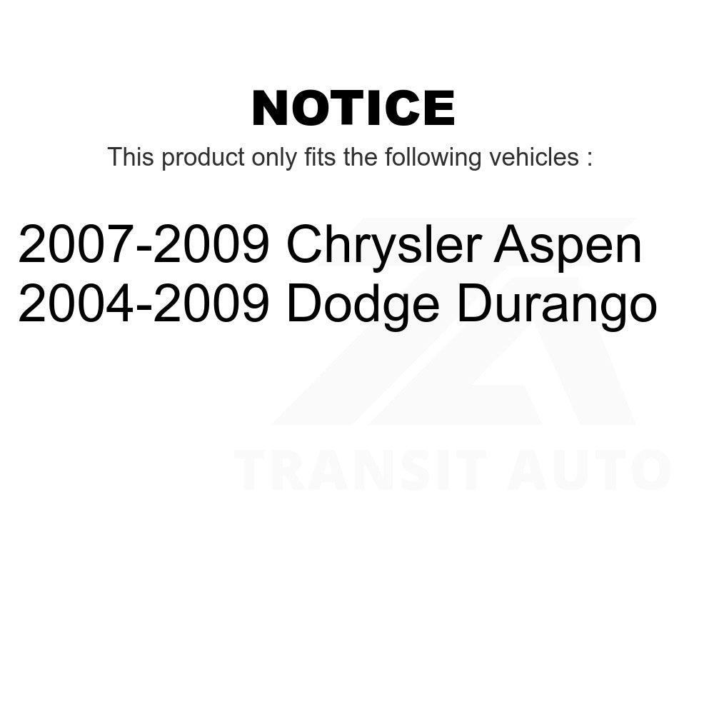Rear Suspension Stabilizer Bar Link Kit TOR-K80947 For Dodge Durango Chrysler Aspen