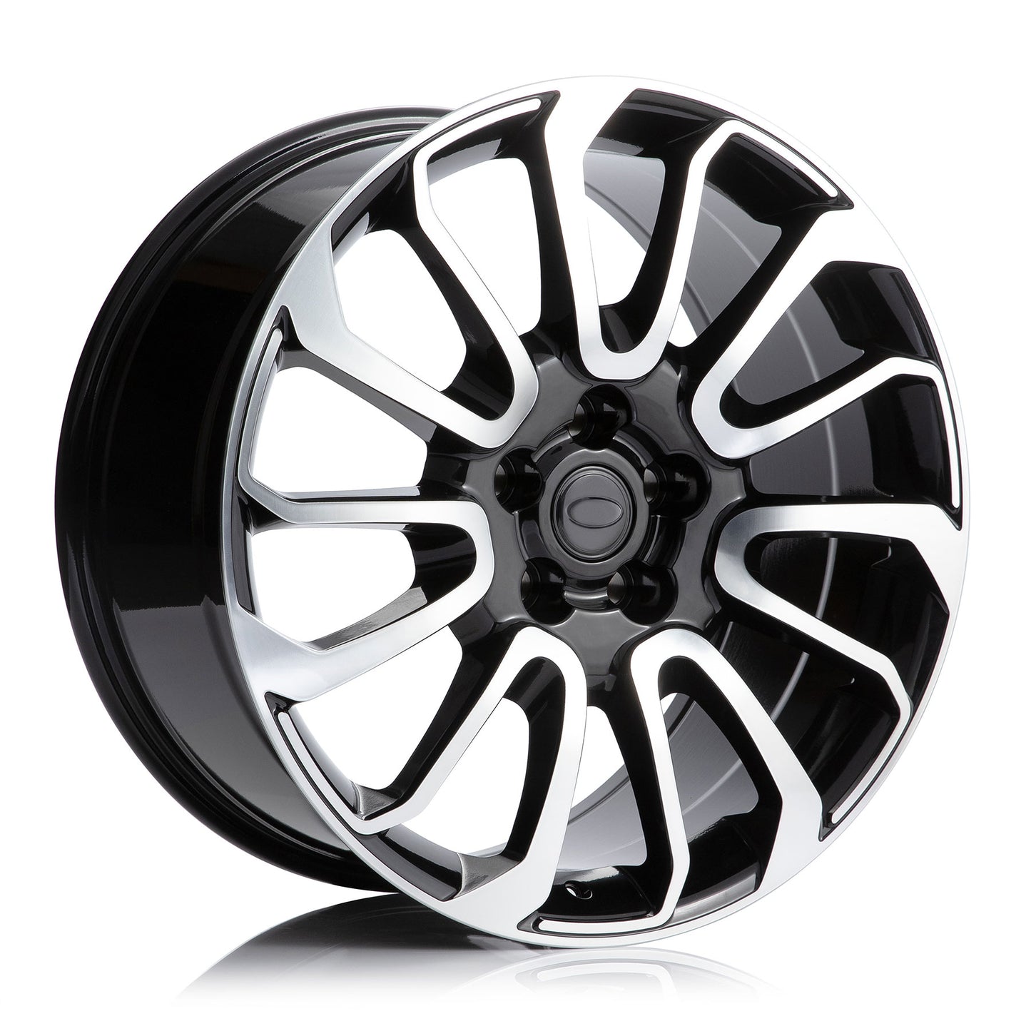 RS BLACK MACHINED FACE 22x9.5 5x120 Wheels - LS2-22BMF