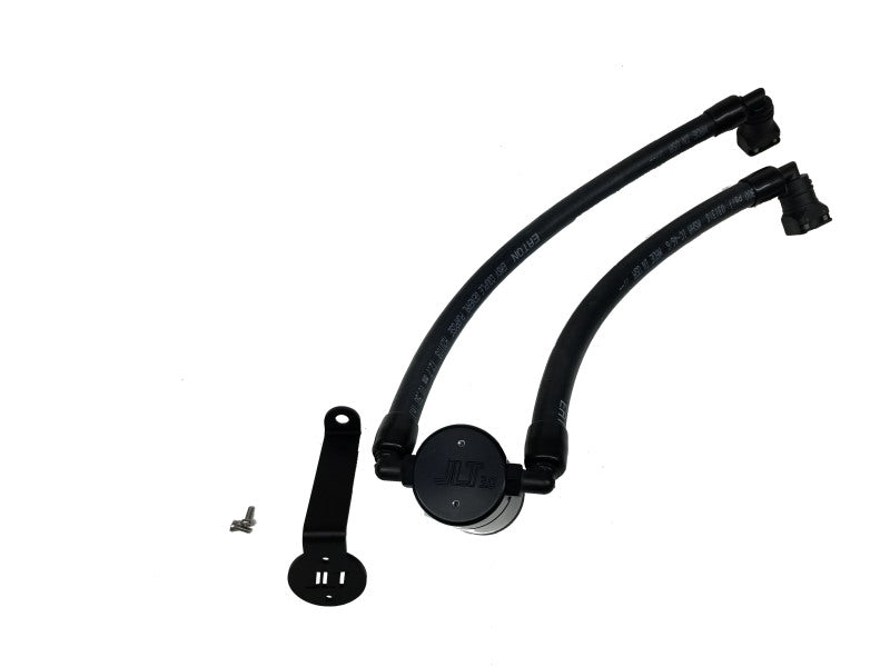 J&L 2015-2024 Ford Edge Sport/ST Passenger Side Oil Separator 3.0 - Black Anodized