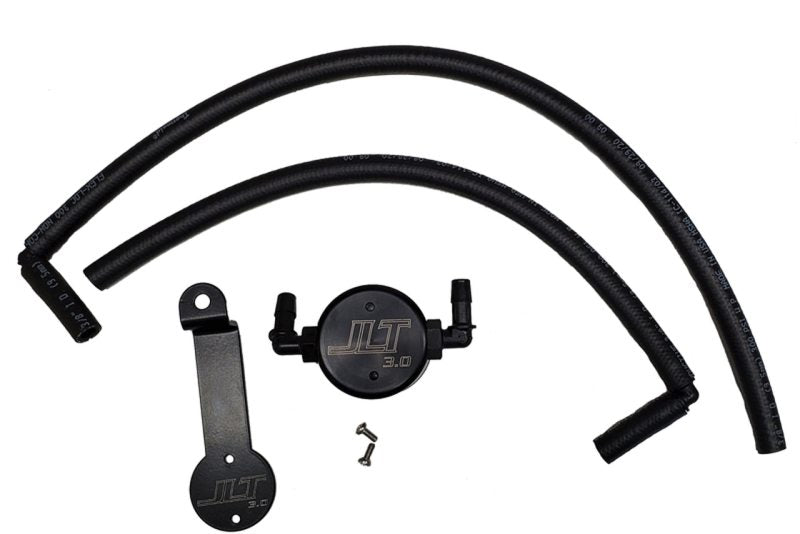 J&L 05-24 Toyota 4Runner 4.0L Driver Side Oil Separator 3.0 - Black Anodized