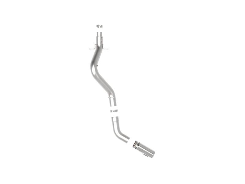 aFe Large Bore-HD 5 IN 409 SS DPF-Back Exhaust System w/Polished Tip 20-21 GM Truck V8-6.6L | Too Fast Autoparts | Order Online