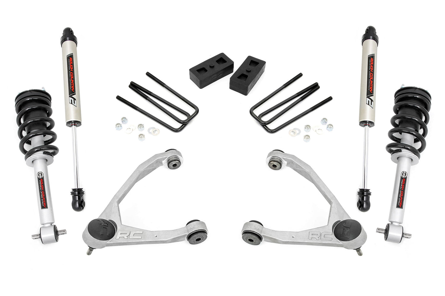 3.5" Lift Kit | Forged UCA | Cast Steel | N3 Strut/V2 | Chevy/GMC 1500 (14-16)