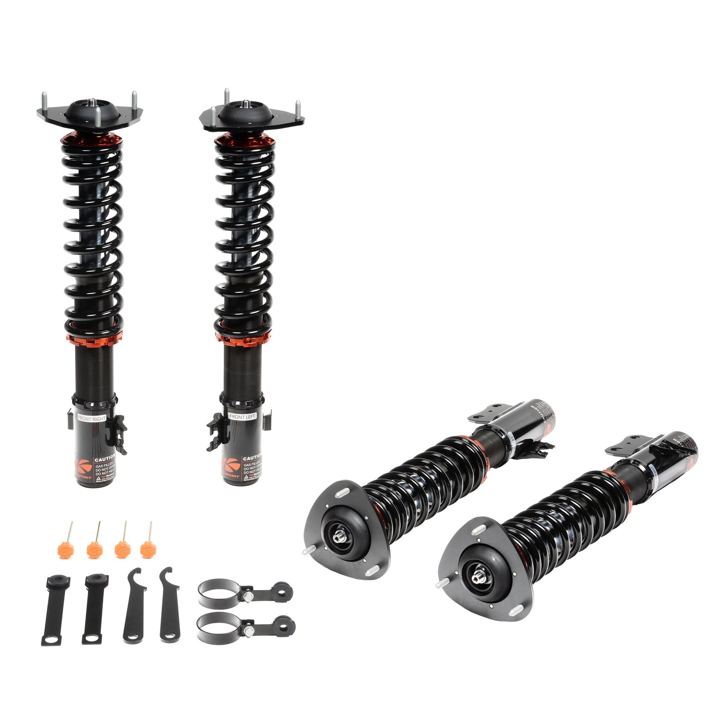 Ksport Gravel Rally Spec GR Coilover Kit - CSB080-GR For Subaru Legacy 1989-1994