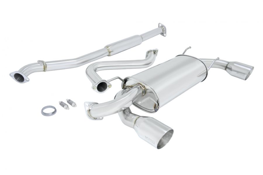 Scion FR-S 13-17 / Subaru BRZ 13-17 / Toyota 86 17-21 - Stainless Steel Tip - OE-RS - MR-CBS-SFR12-SRT-R+M