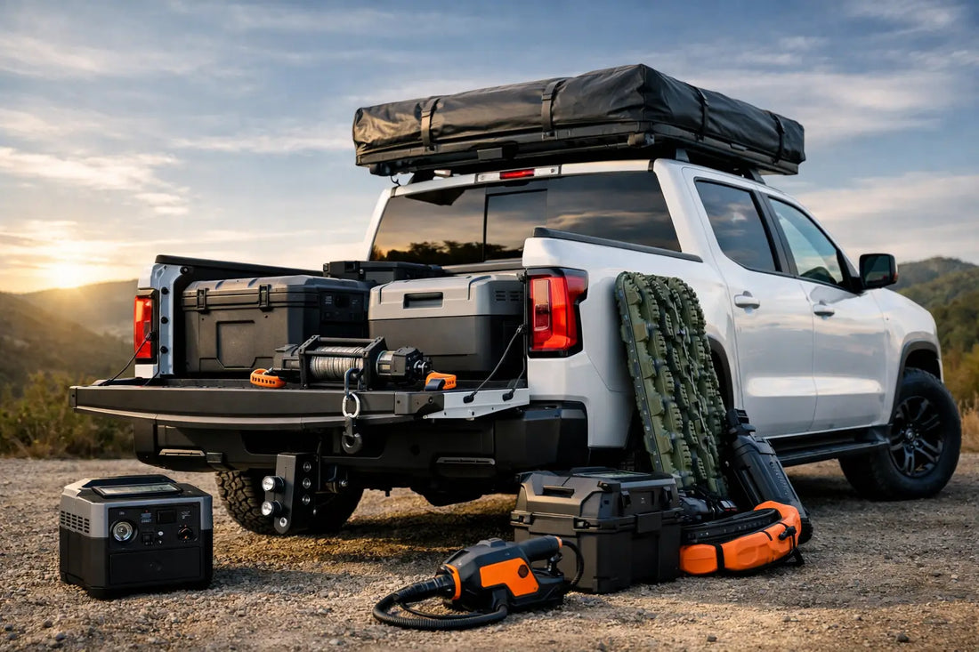 Electric Truck Accessories That Pull Their Weight